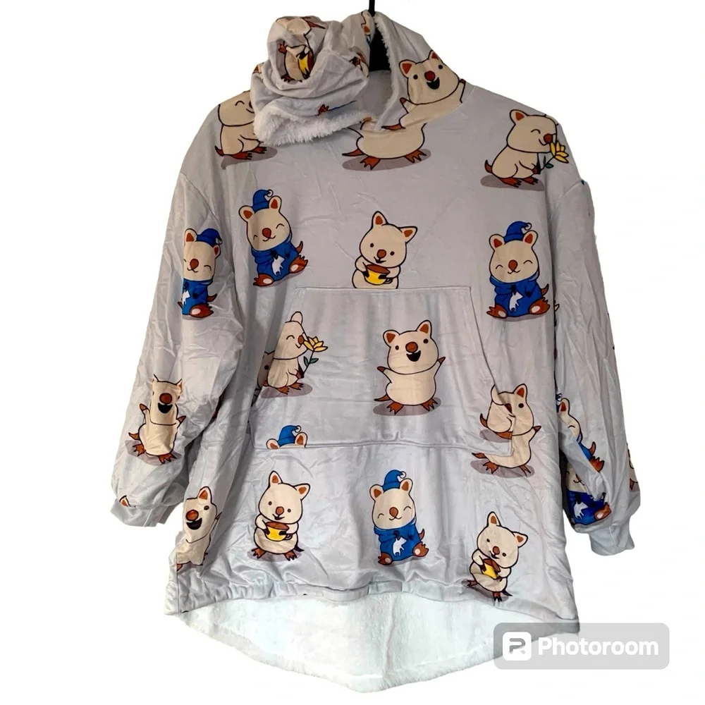 Super soft Wearable blanket hoodies child size